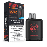 Level X Flavour Beast Boost Pod - Bangin' Blood Orange Iced available on Canada online vape shop